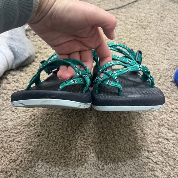 Chaco Zx2 Classic Eclipse Green Sandals W10 - Picture 10 of 11
